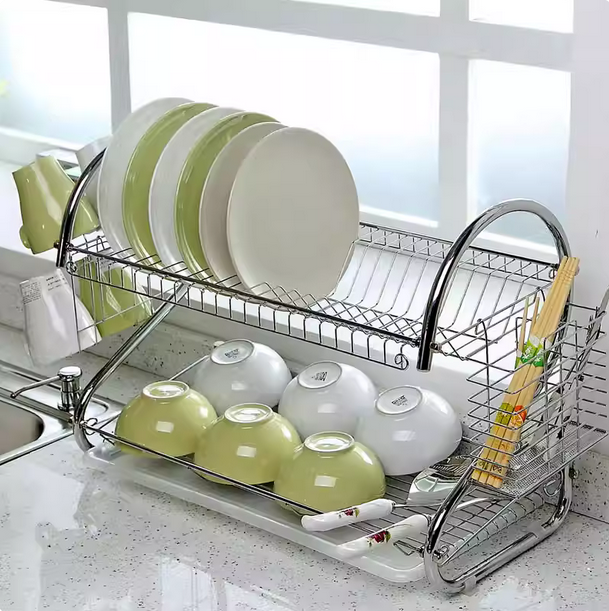 Кухонная полка пол многослойное хранение